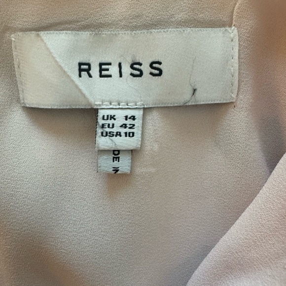 Reiss Jacqueline Leaf Print Mini Dress - Picture 4 of 5